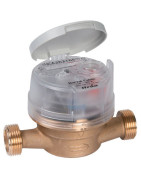 Contatore d'acqua e rubinetto per contatore