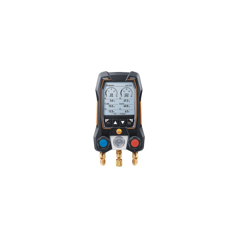 Kit standard Testo 550s - Manifold électronique- TESTO - 0564 5501