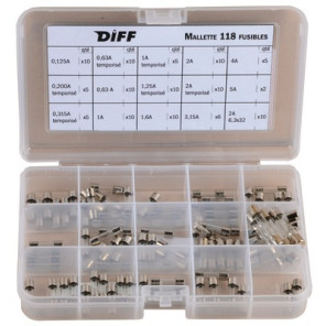Fusibile e portafusibile Valigetta 118 fusibili- DIFF - 100214