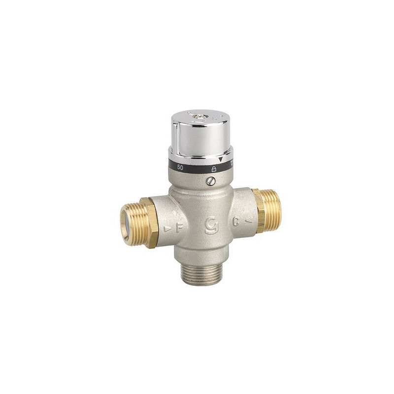 Valvola di miscelazione termostatica 3/4 maschio- DIFF - 100288