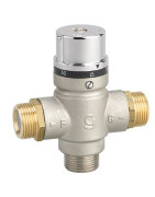 Valvola di miscelazione termostatica 3/4 maschio- DIFF - 100288