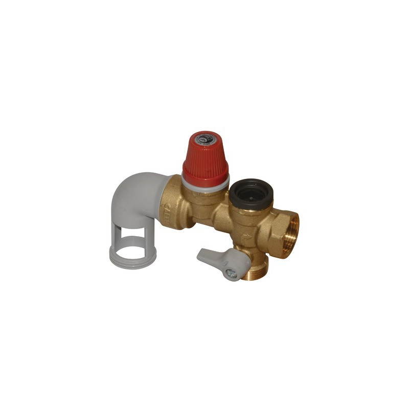 Groupe de sécurité coudé laiton 3/4" NF- DIFF - 100306