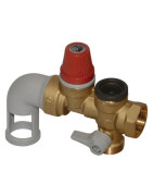 Groupe de sécurité coudé laiton 3/4" NF- DIFF - 100306