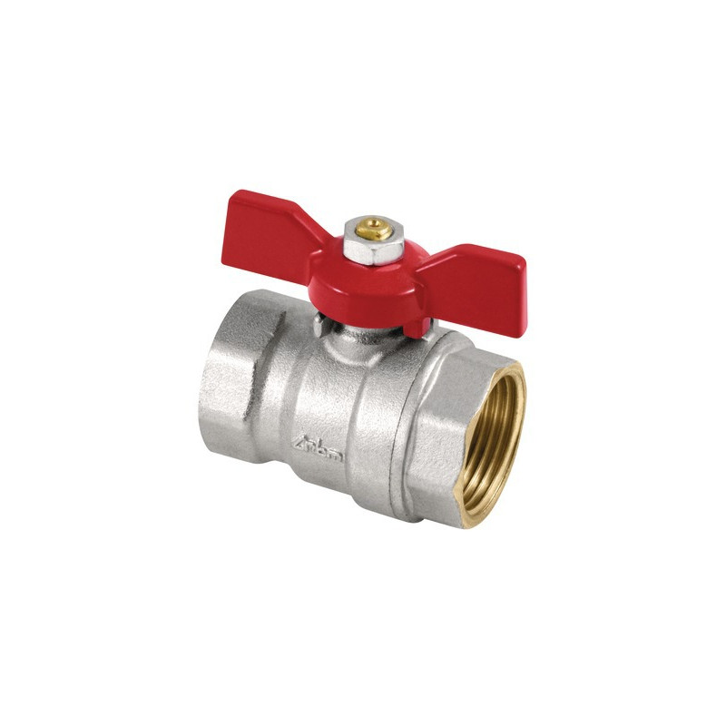 Valvola a sfera FF maniglia a farfalla tipo edificio 3/4"- DIFF - 110025