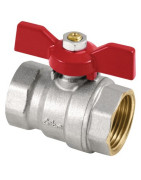 Valvola a sfera FF maniglia a farfalla tipo edificio 3/4"- DIFF - 110025