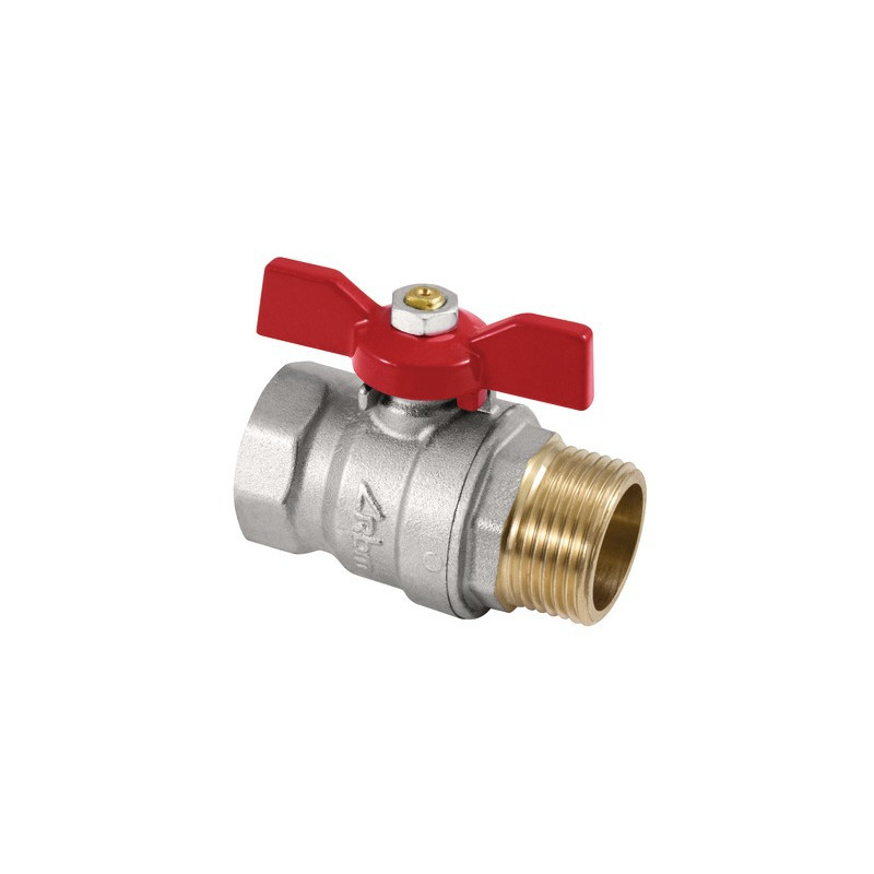 Valvola a sfera MF maniglia a farfalla tipo applicazioni civili 1"- DIFF - 110038