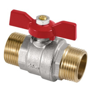 Valvola a sfera MM maniglia a farfalla tipo edificio 1/2"- DIFF - 110047