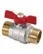 Valvola a sfera MM maniglia a farfalla tipo edificio 1/2"- DIFF - 110047