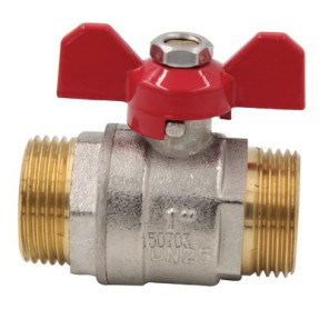 Valvola a sfera MM maniglia a farfalla PN 40 3/8"- DIMPEXP - 1362-38