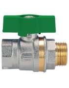 Valvola a sfera MF maniglia a farfalla PN 40 nf 1/2"- EFFEBI - 0825V404NF