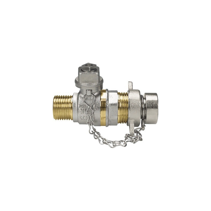 Rubinetto MM con chiave quadrata e tappo 1/2 tappy- EFFEBI - 2157N404