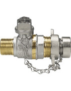 Rubinetto MM con chiave quadrata e tappo 1/2 tappy- EFFEBI - 2157N404