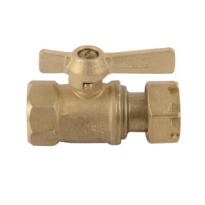 Rubinetto d'arresto prima /dopo contatore diritto FF 3/4"- DIFF - 110161