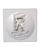 Bouche d'extraction autoréglable BapCOLOR Standard Fixe- ALDES - 11019130