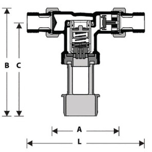 Disconnettore 1/2" scudo ca non controllabile 573- RESIDEO - CA295-1/2A