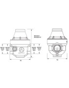 Riduttore isobar FF 1 coperchio composito iso26cc- ITRON - ISO26FCCMG