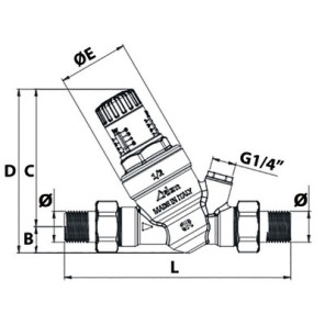 Riduttore di pressione rinox plus smart 3/4"- RBM - 29090500