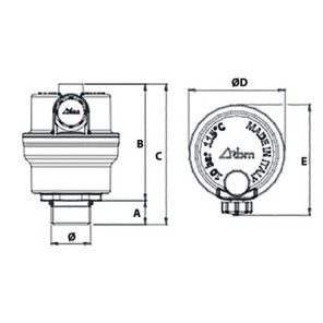 Miniluft compatto 3/8 senza valvola di isolamento- RBM - 28270300
