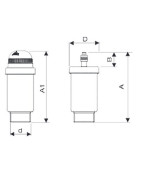 Valvola di sfiato vasa 3/8"- RBM - 370360