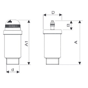 Valvola di sfiato vasa 1 "- RBM - 370660