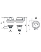 Miniluft cp 3/8 con valvola di isolamento- RBM - 7910340 Miniluft cp 3/8 con valvola di isolamento- RBM - 7910340