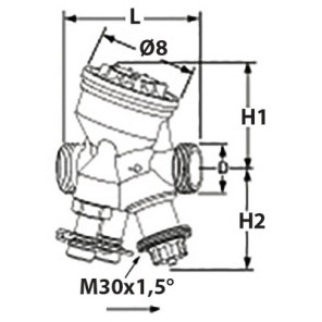 Valvola ta-compact p m 1/2 DN 10 portata da 21,5 a 120l/h- IMI - 52164-010