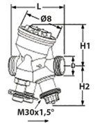 Valvola ta-compact p m 1/2 DN 10 portata da 21,5 a 120l/h- IMI - 52164-010