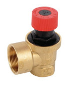 Valvola di sicurezza riscaldamento uscita maggiorata FF 20x27 26x34 3 bar- DIFF - 110451