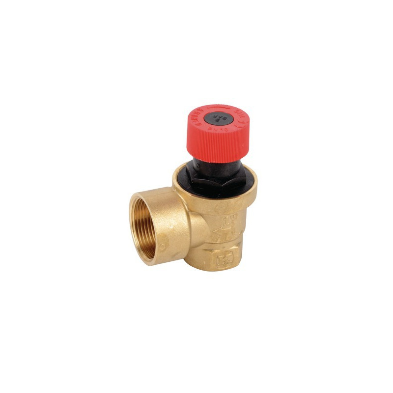 Valvola di sicurezza riscaldamento uscita maggiorata FF 26x34 33x42 3 bar- DIFF - 110452