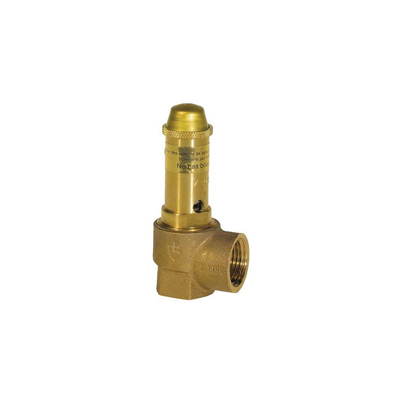Valvola di sicurezza sanitaria bronzo FF 26x34 7 bar- GOETZE - 651MWIK-25-F/F-25/25 7B