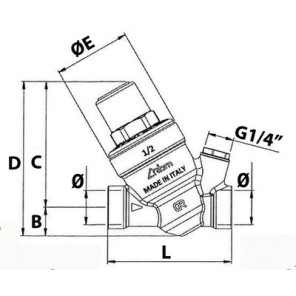 Riduttore di pressione rinox e filtro 3/4"- RBM - 28480500
