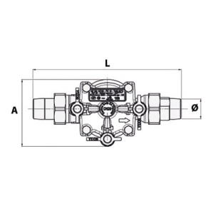 Disconnettore BA2860 DN20- SOCLA - 149B3881