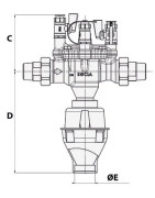 Disconnettore BA2860 DN32- SOCLA - 149B3883
