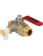 Valvola a sfera con scarico maniglia piana MM1? ASTER- EFFEBI - 2373R406