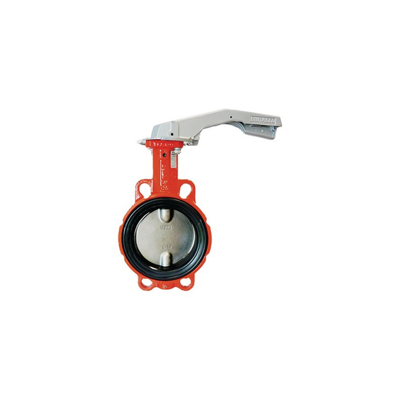 Valvola a farfalla con fori di centraggio in ghisa DN65- BURACCO - CL623B065ICCL