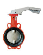 Valvola a farfalla con fori di centraggio in ghisa DN65- BURACCO - CL623B065ICCL