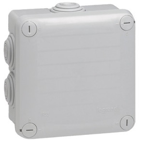 Scatola di derivazione quadrata PLEXO Ø105x105x55 grigia- LEGRAND - 092022