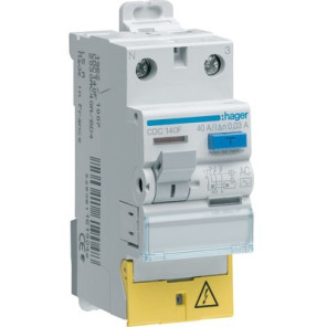 Interruttore differenziale 1F+N 25A 30mA- HAGER - CDC125F