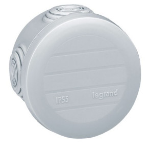 Scatola di derivazione tonda PLEXO Ø60 grigia- LEGRAND - 092001
