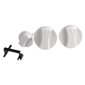 Manopola grigia (kit 3 pezzi)- VAILLANT - 114288
