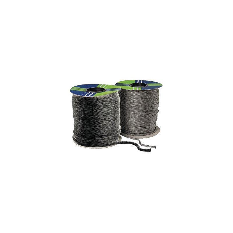 Bobina 5mt treccia tricotex nera 12mm- DIFF - 150584