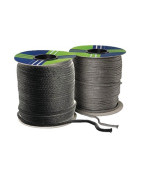 Bobina 5mt treccia tricotex nera 12mm- DIFF - 150584