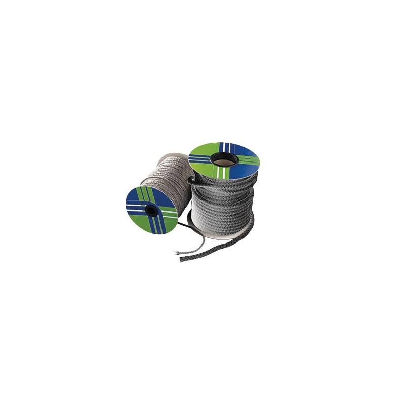 Bobina 5mt treccia artica nera 6mm- DIFF - 150585
