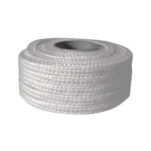 Bobina 5mt treccia vetro bianca 10x10mm- DIFF - 150612