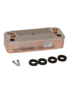 Scambiatore sanitario 16 piastre- DIFF pour Chaffoteaux - 65116537