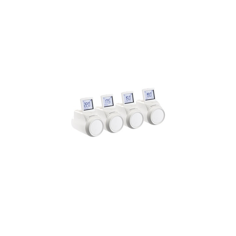 Honeywell Home pack de 4 têtes programmables sans fil hr92- HONEYWELL HOME - HR924WE