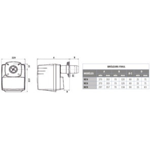 Bruciatore NC4 H101A da 20 a 30kW- CUENOD - 3832014
