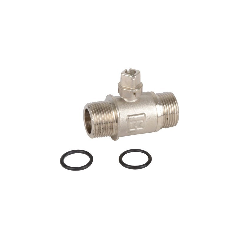 Vanne isolement 3/4" mâle mâle carré- DIFF pour Frisquet - F3AA40144