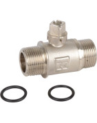 Vanne isolement 3/4" mâle mâle carré- DIFF pour Frisquet - F3AA40144 Vanne isolement 3/4" mâle mâle carré- DIFF pour Frisquet - F3AA40144