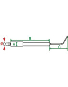 Elettrodo rilevazione- DIFF pour De Dietrich Chappée - S58528401 Elettrodo rilevazione- DIFF pour De Dietrich Chappée - S58528401